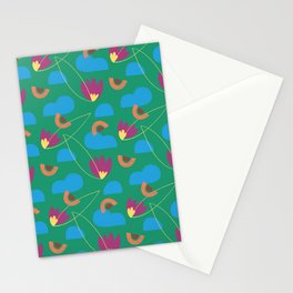 Cloud Floral Pattern Stationery Cards
