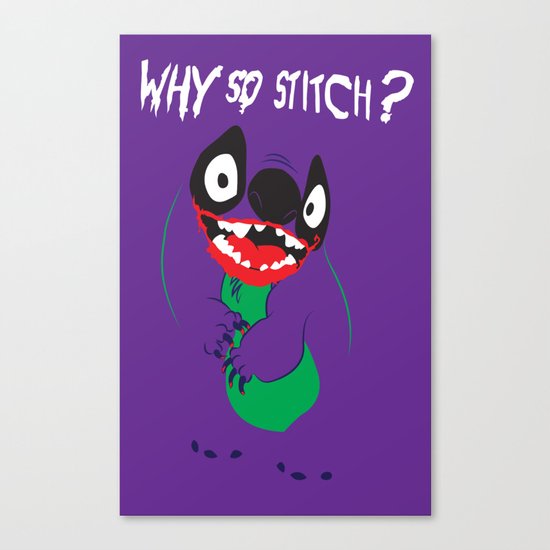 Why So Stitch? Canvas Print