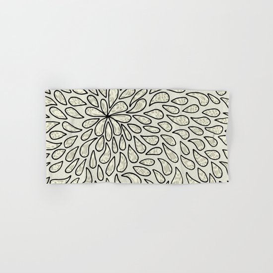 Pearlised Drops - Ivory Hand & Bath Towel