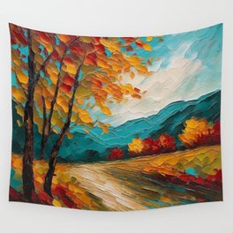 Fall in the Country Wall Tapestry