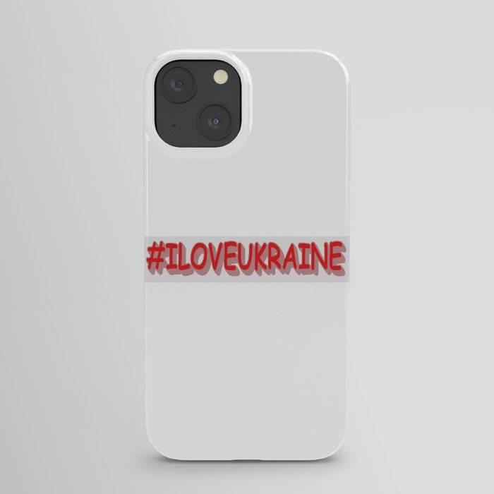 "#I LOVE UKRAINE" Cute Design. Buy Now iPhone Case