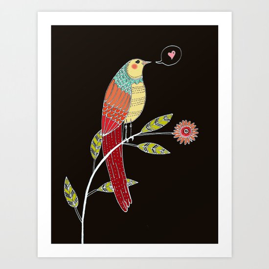 l'amour est dans l'air Art Print