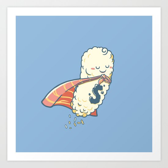 Super Sushi Lover Art Print