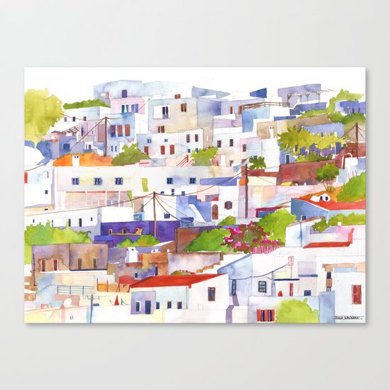Lindos Canvas Print