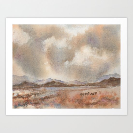 Graze On Art Print