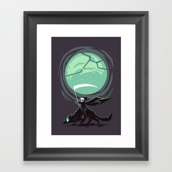 Little Reaper Framed Art Print