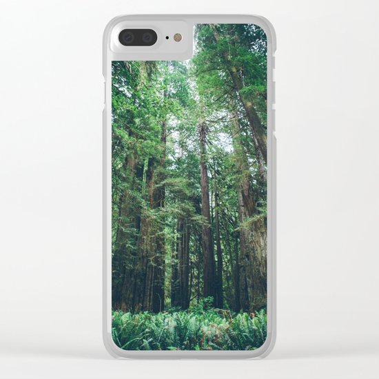 Redwood Forest Clear iPhone Case