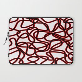 Abstract pattern - red. Laptop Sleeve