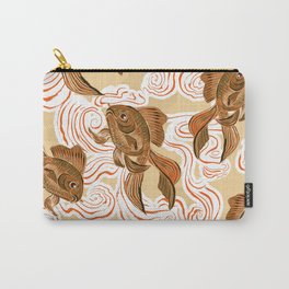 Asian Goldfish, Orange Burbon Carry-All Pouch