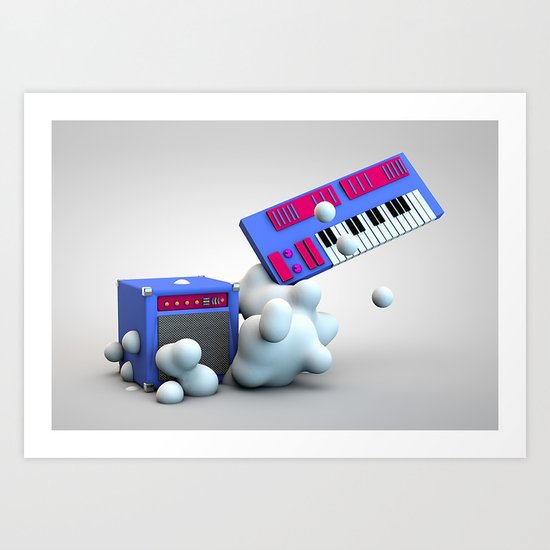 new wave Art Print