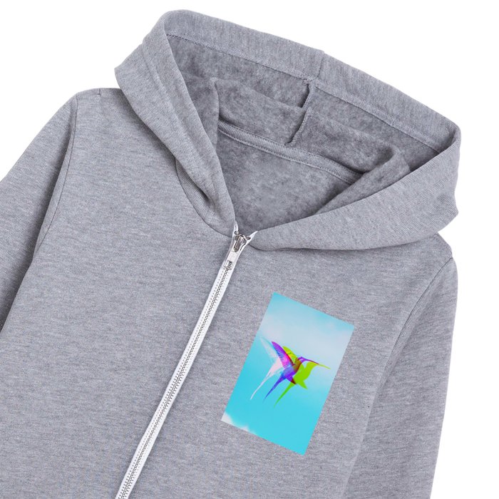 Planalto Hermit Hummingbird  Kids Zip Hoodie