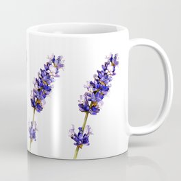 Mediterranean Lavender on White Coffee Mug