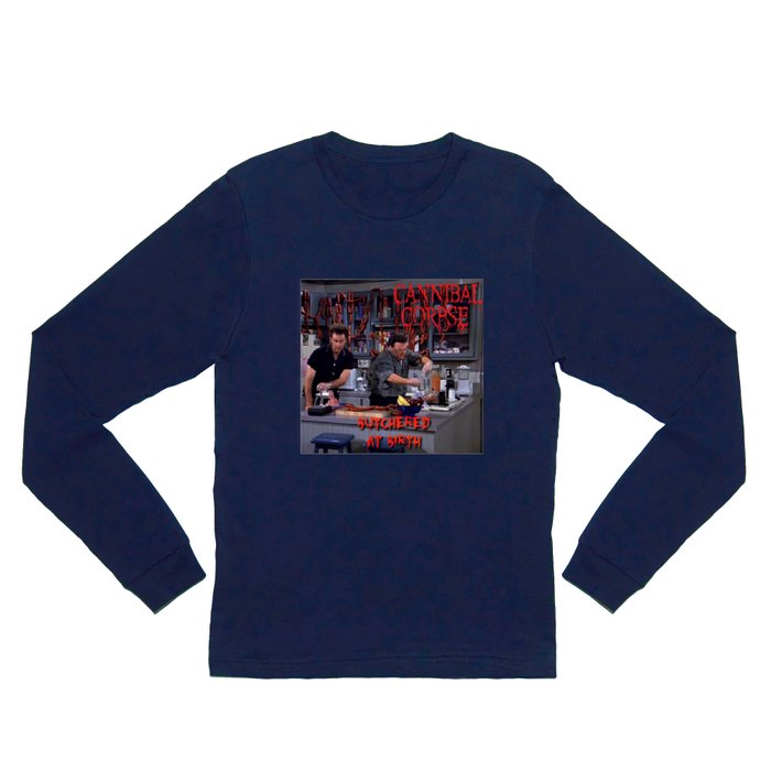 Seinfeld Death Metal Long Sleeve T Shirt by LBagels Society6
