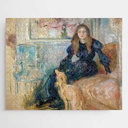 Berthe Morisot - Julie Manet and her Greyhound Laerte Jigsaw Puzzle