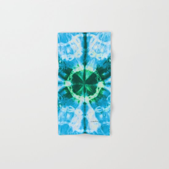 Boho Blue Bloom Hand & Bath Towel