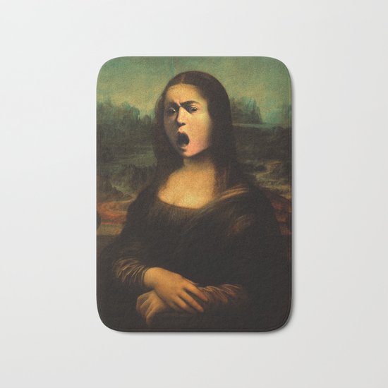 Caravaggio's Mona Lisa Bath Mat