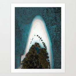 Tropical Island | Aerial  Art Print