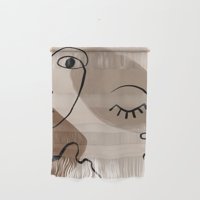 Expressive Faces Wall Hanging