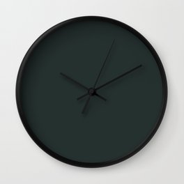 Concealed Green Wall Clock