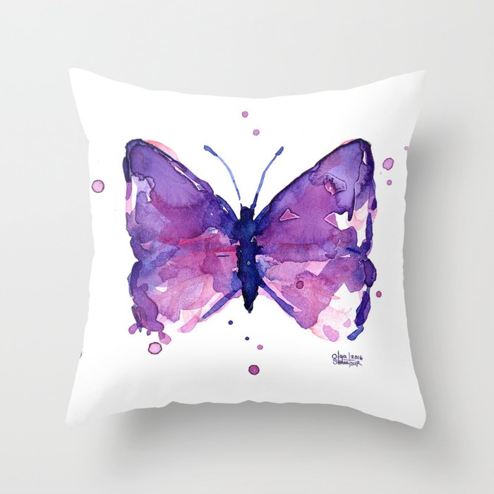 purple butterfly pillow pet
