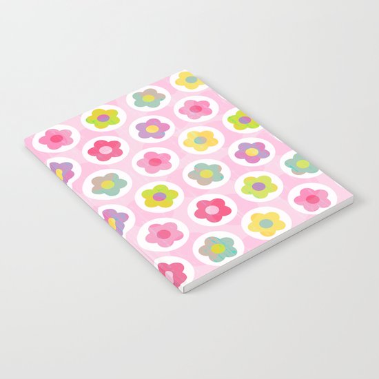 LAZY DAISY PINK Notebook