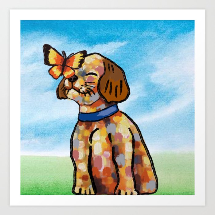 Cute Doggie Art Print