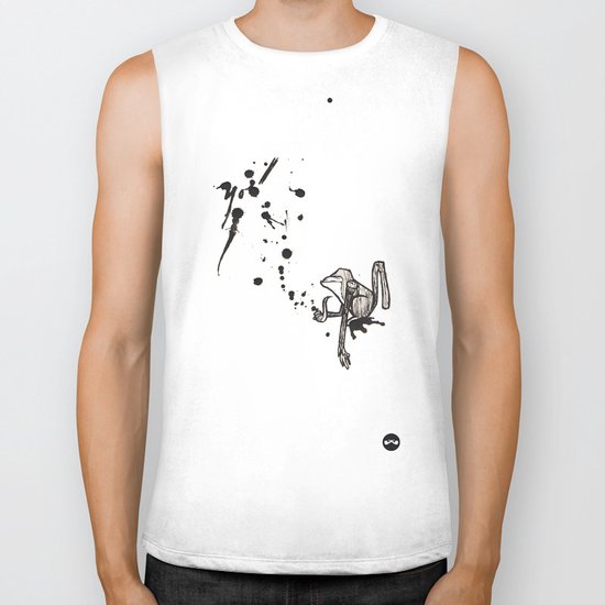 Pensive Primate. Biker Tank