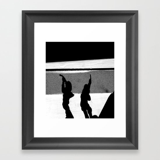 ShadowS Of The Dead Framed Art Print