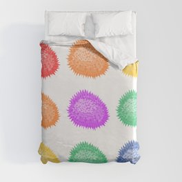 Rainbow Jack Fruit Duvet Cover