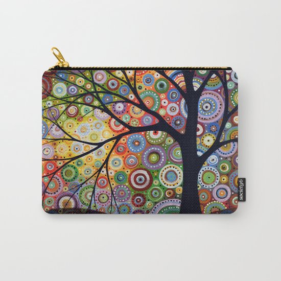 Abstract Landscape Original Painting...VISIONS OF NIGHT, by Amy Giacomelli Carry-All Pouch