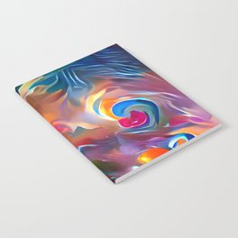 Swirling Colors Notebook