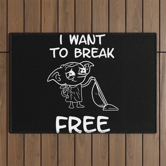 I want to break free Outdoor Rug
