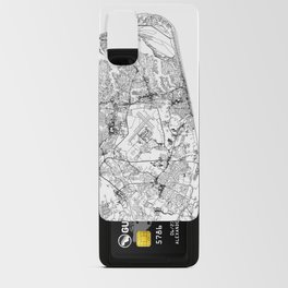 Virginia Beach White Map Android Card Case