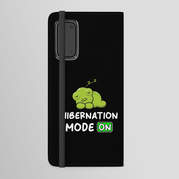 Hibernation Mode On With Frog Android Wallet Case