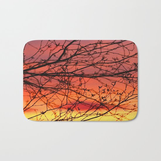 Spring Sunset Bath Mat