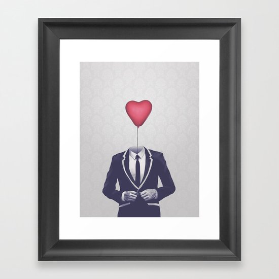Mr. Valentine Framed Art Print