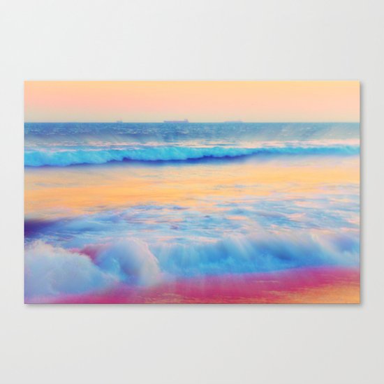 Pastel sea Canvas Print
