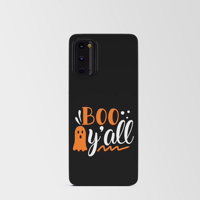 Boo Y'all Funny Cute Halloween Ghost Android Card Case