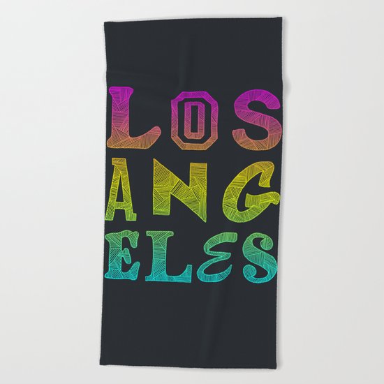 Los Angeles Beach Towel