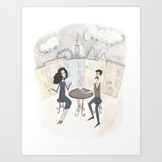 Couple Art Print