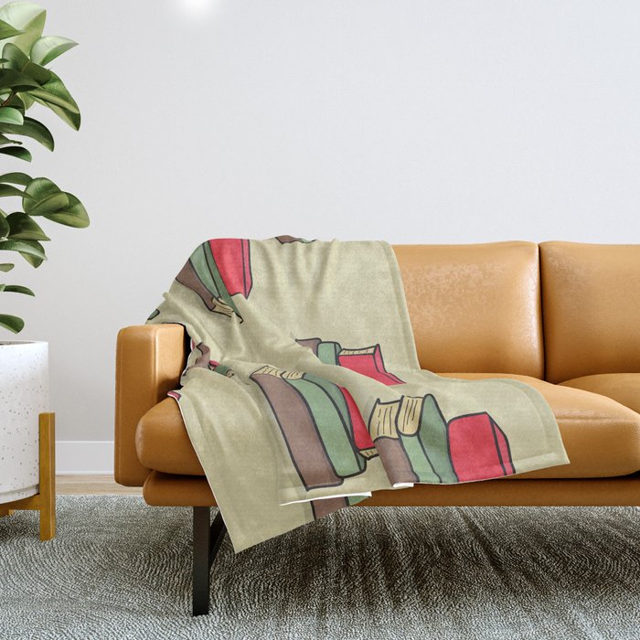 Drawing Doodle Book Pattern Throw Blanket