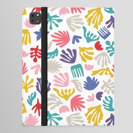 Abstract minimal shapes contemporary pattern iPad Folio Case