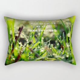 Green Rectangular Pillow