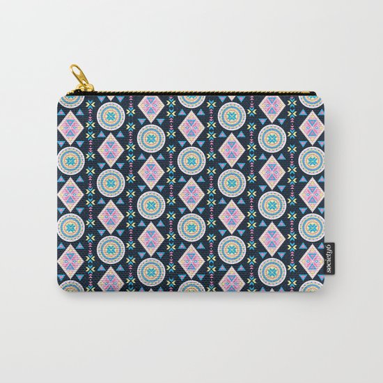Dancing Diamonds By Everett Co Carry-All Pouch