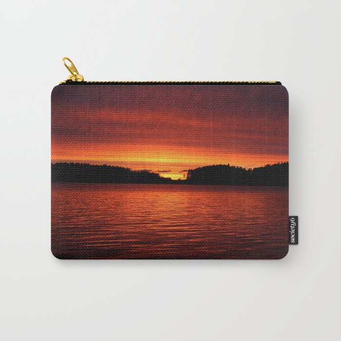 Sunset in Scandinavia #decor #society6 #buyart Carry-All Pouch