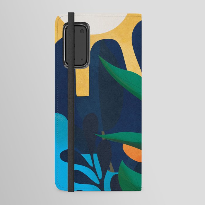 Tropical Abstract Art IV Android Wallet Case