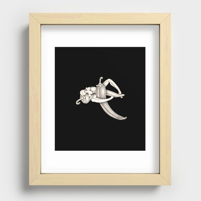 Peppers Recessed Framed Print