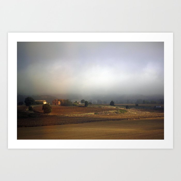 Tuscan Landscape #3. Between Florence and Rome. Art Print