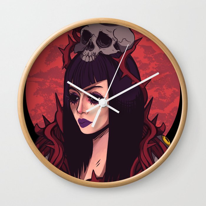 Princess of death Wall Clock