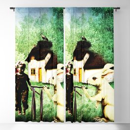 Village life in a parallel universe Blackout Curtain